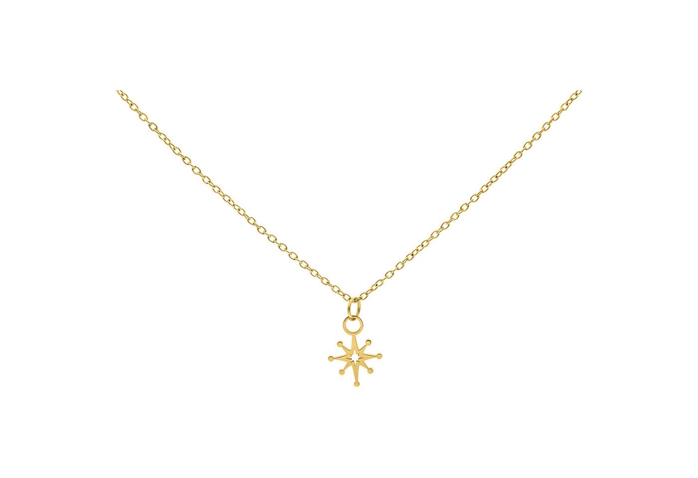 Wildcat Kette mit Anhänger Polar Star Kette, wasserfest, langlebig, hautverträglich von Wildcat