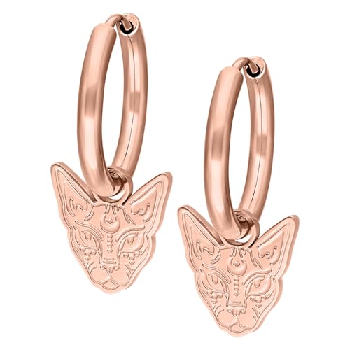 Wildcat Little Sphynx Hoops Roségold onesize von Wildcat