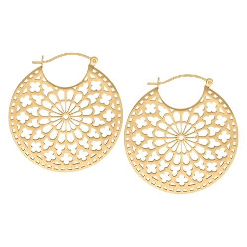 Wildcat Ohrringe Cathedral Hoops Gold onesize von Wildcat