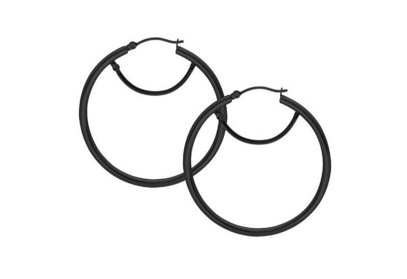 Paar Creolen Basic Hoops with Hinge 45 MM (Set), Hochglanzpoliert von Wildcat