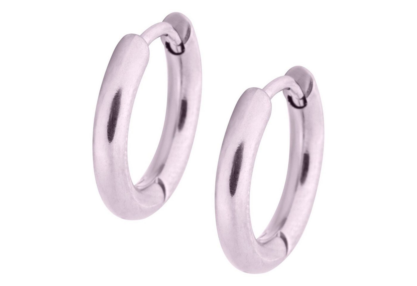 Wildcat Paar Creolen Little Hoops 10 MM, Hochglanzpoliert,Wasserfest von Wildcat