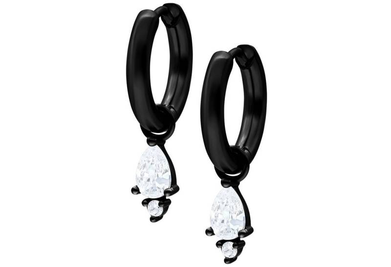 Wildcat Paar Creolen Little Tear Hoops, Hochglanzpoliert,Wasserfest von Wildcat