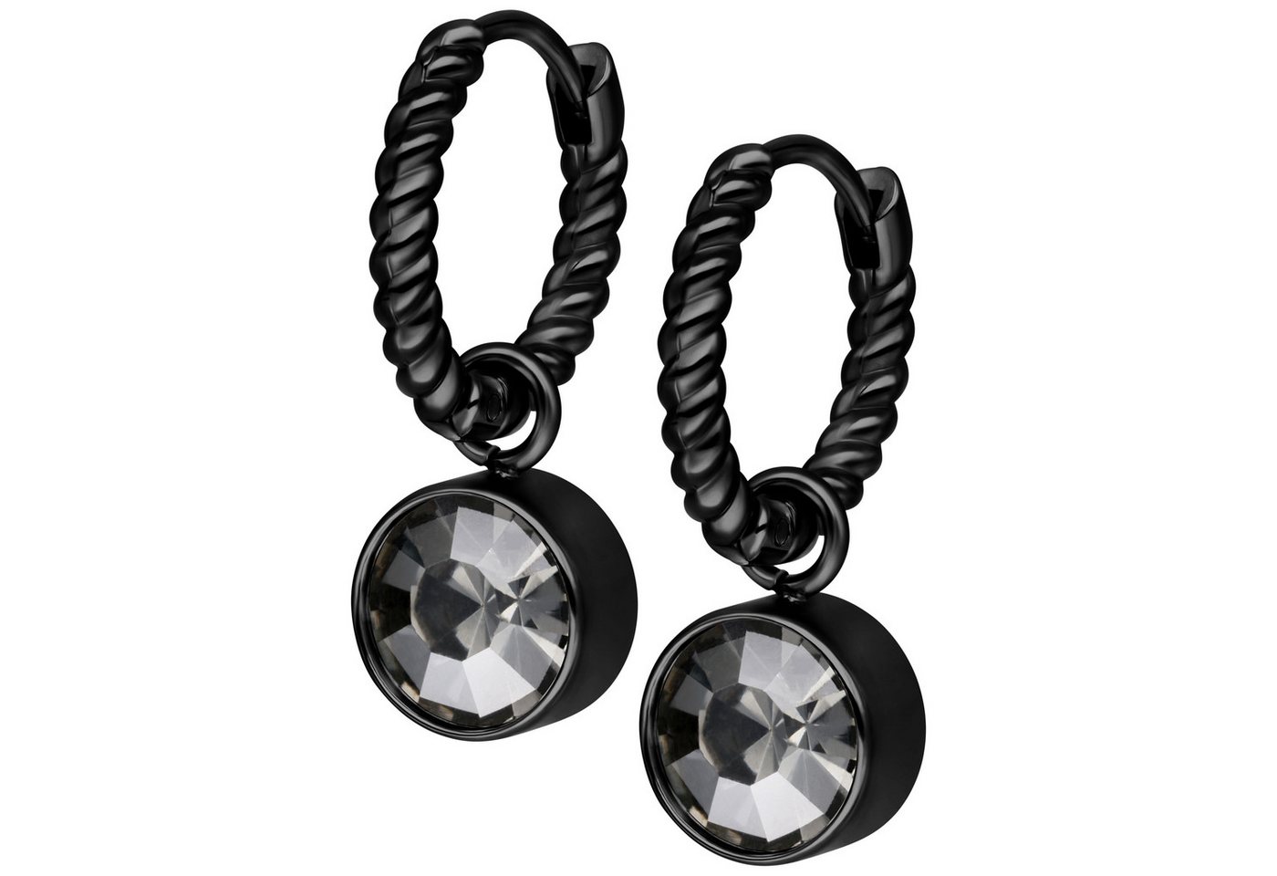 Wildcat Paar Ohrhänger Little Twisted Hoops, wasserfest, langlebig, hautverträglich von Wildcat