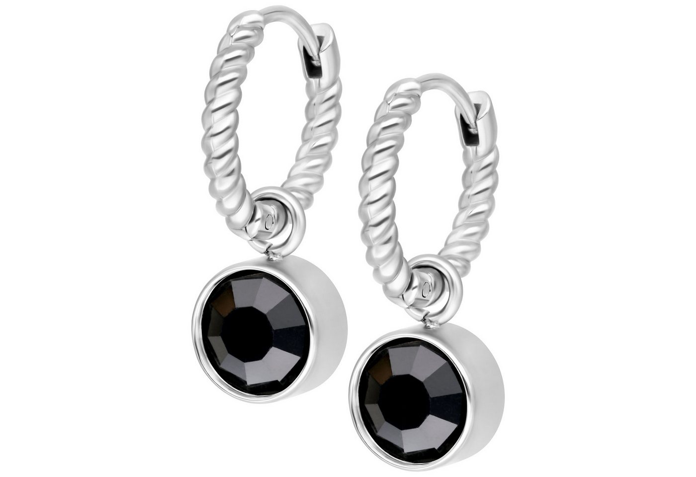 Wildcat Paar Ohrhänger Little Twisted Hoops, wasserfest, langlebig, hautverträglich von Wildcat