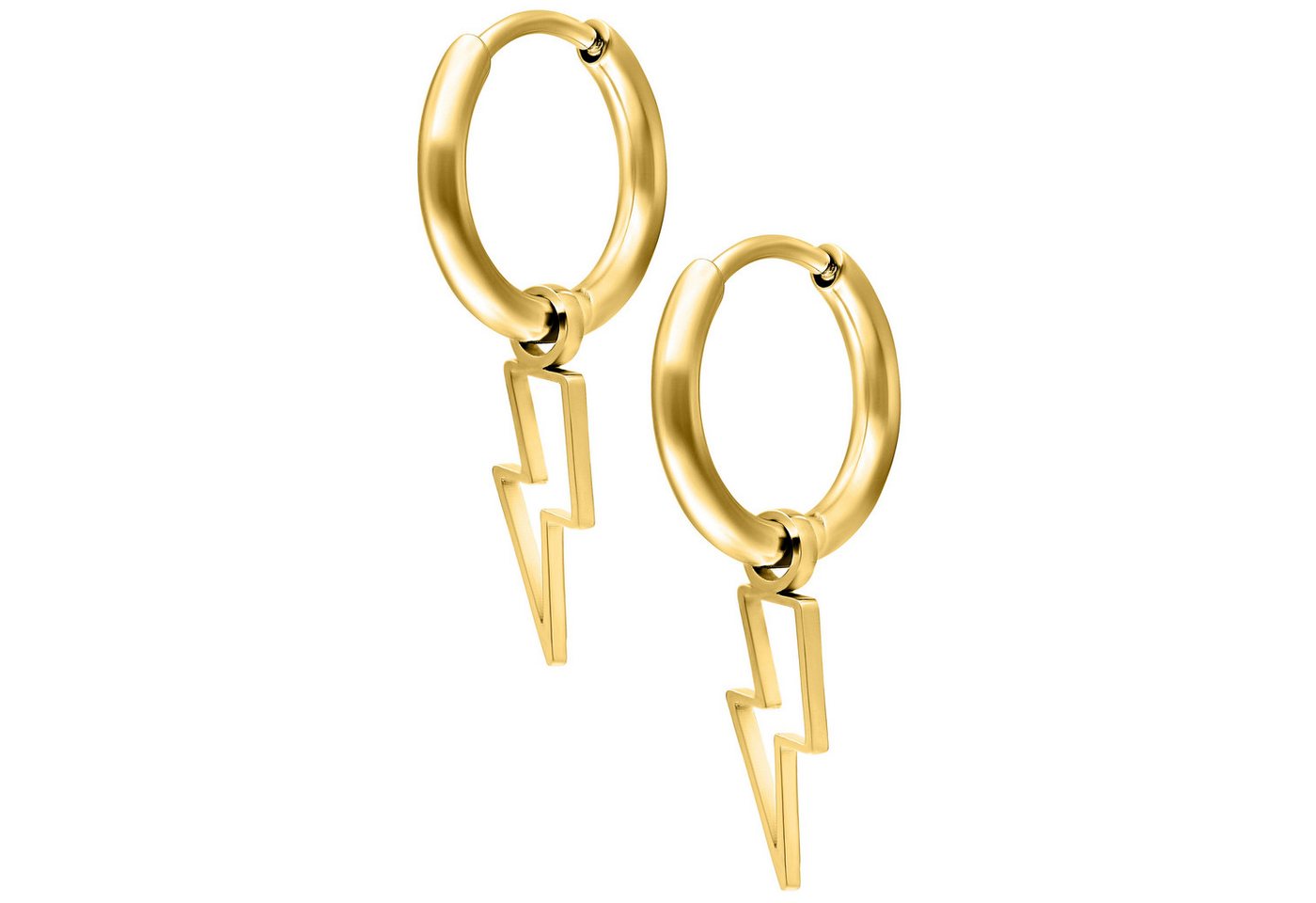 Wildcat Paar Ohrhänger Mini Flash Hoops Pair, wasserfest, langlebig, hautverträglich von Wildcat