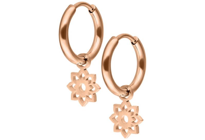 Wildcat Paar Ohrhänger Mini Flower Hoops Pair, wasserfest, langlebig, hautverträglich von Wildcat