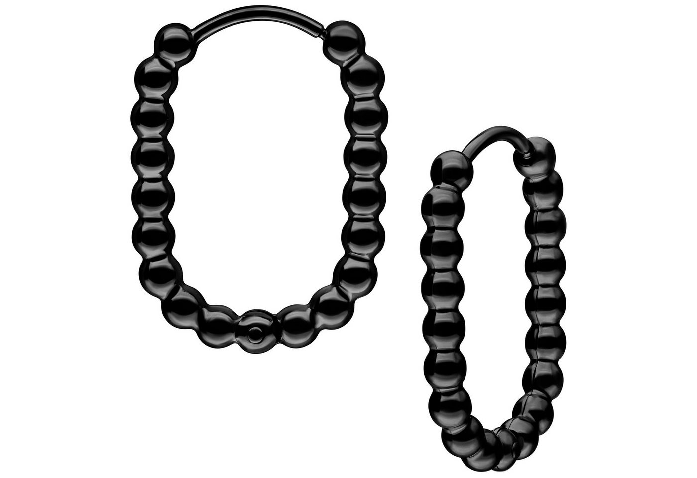 Wildcat Paar Ohrhänger Oval Bubble Hoops, wasserfest, langlebig, hautverträglich von Wildcat