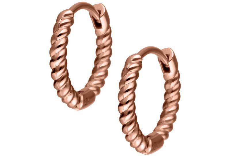 Wildcat Paar Ohrhänger Twisted Little Hoops Pairs 10 mm, wasserfest, langlebig, hautverträglich von Wildcat