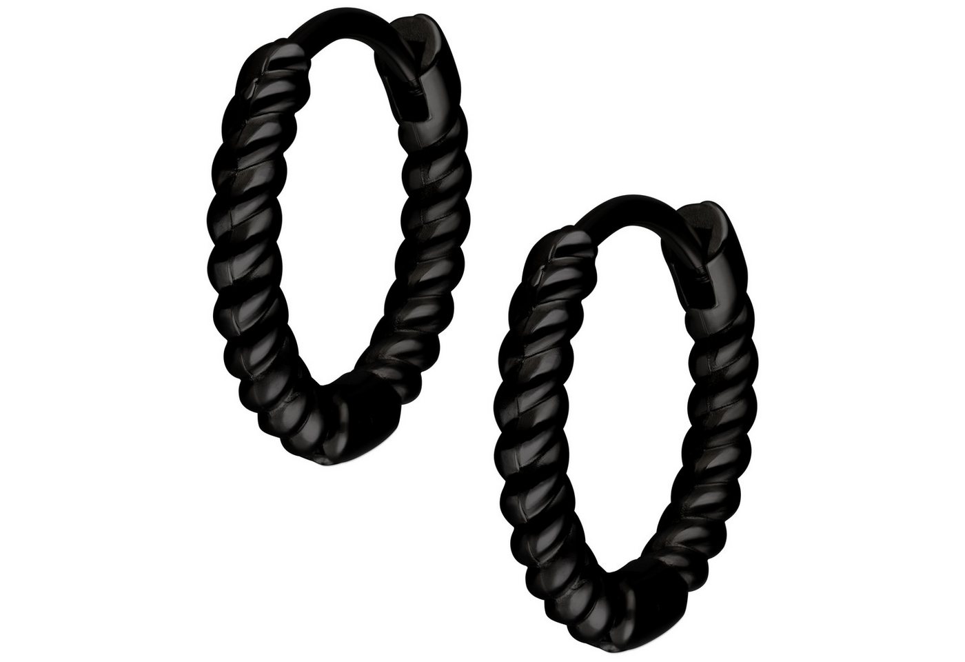 Wildcat Paar Ohrhänger Twisted Little Hoops Pairs 10 mm, wasserfest, langlebig, hautverträglich von Wildcat