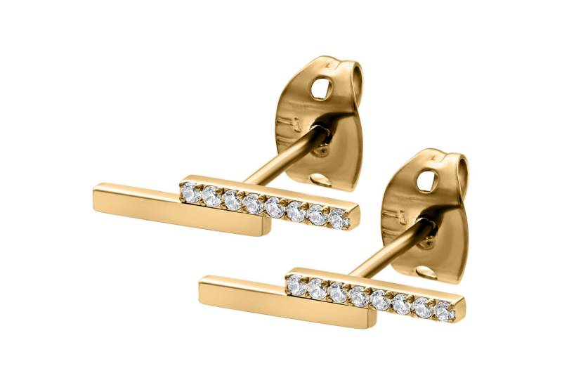 Wildcat Paar Ohrstecker Double Beam Crystal, wasserfest, langlebig, hautverträglich von Wildcat