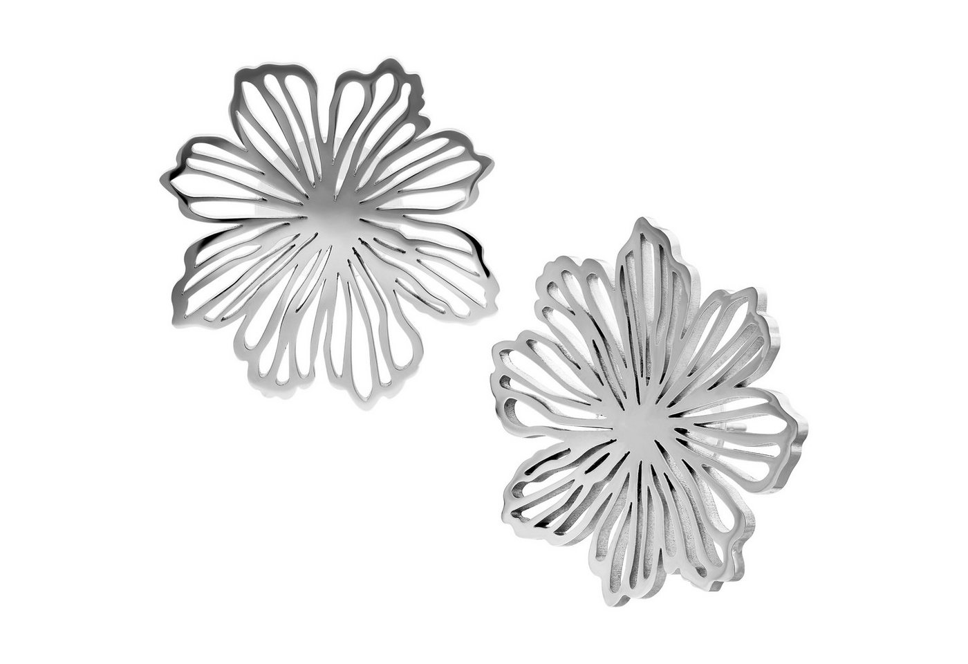 Wildcat Paar Ohrstecker Fine Flower Earstuds Pair, wasserfest, langlebig, hautverträglich von Wildcat