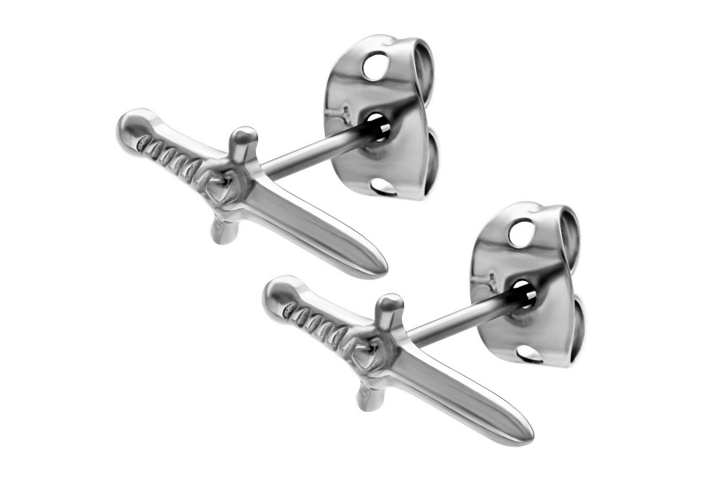 Wildcat Paar Ohrstecker Sword Earstuds, wasserfest, langlebig, hautverträglich von Wildcat