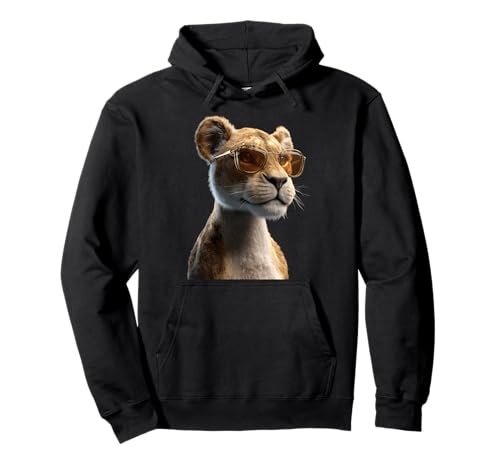 Löwin Lioness Löwe Junge Löwinnen Mama Wilde Süße Löwen Pullover Hoodie von Wilde Löwin für Löwinnen und Löwen Liebhaber