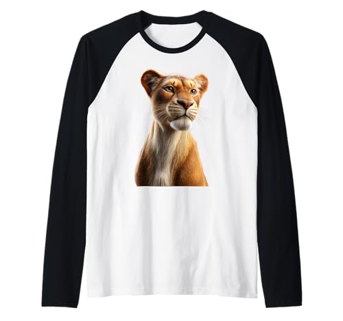 Löwin Lioness Löwe Junge Löwinnen Mama Wilde Süße Löwen Raglan von Wilde Löwin für Löwinnen und Löwen Liebhaber