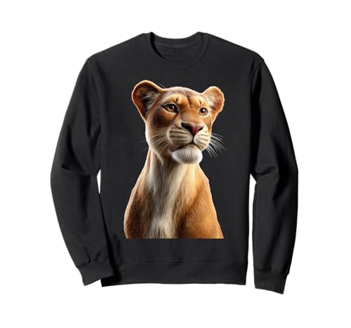 Löwin Lioness Löwe Junge Löwinnen Mama Wilde Süße Löwen Sweatshirt von Wilde Löwin für Löwinnen und Löwen Liebhaber