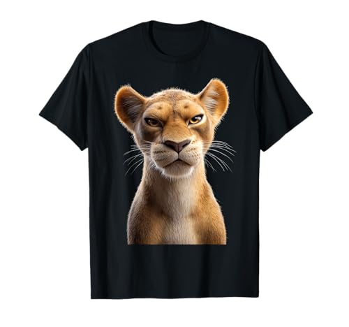 Löwin Lioness Löwe Junge Löwinnen Mama Wilde Süße Löwen T-Shirt von Wilde Löwin für Löwinnen und Löwen Liebhaber
