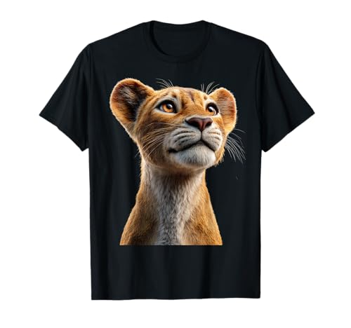 Löwin Lioness Löwe Junge Löwinnen Mama Wilde Süße Löwen T-Shirt von Wilde Löwin für Löwinnen und Löwen Liebhaber