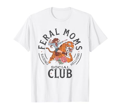 Mütter Tshirt Wild Mutter Mama Mommy Frau Mütter T-Shirt von Wilde Mütter Social Club Shirt Mutter Mama Mama