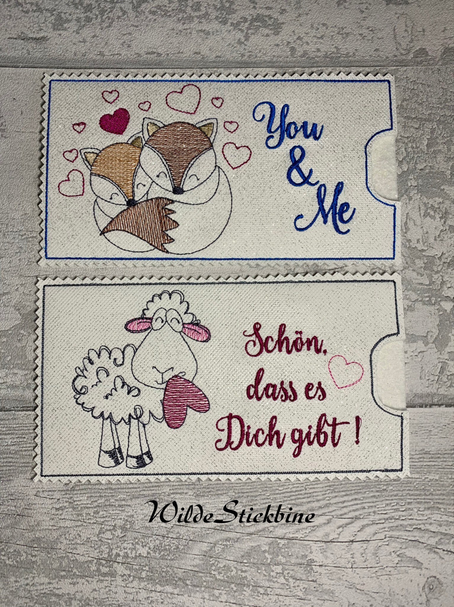 Schokohülle Valentins Tag Schokohülle Valentins Tag von WildeStickbine