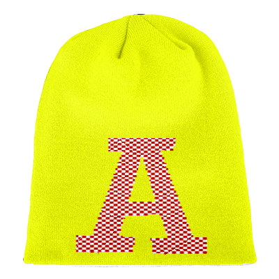 Beanie M?tze mit Buchstabe von Wildemasche