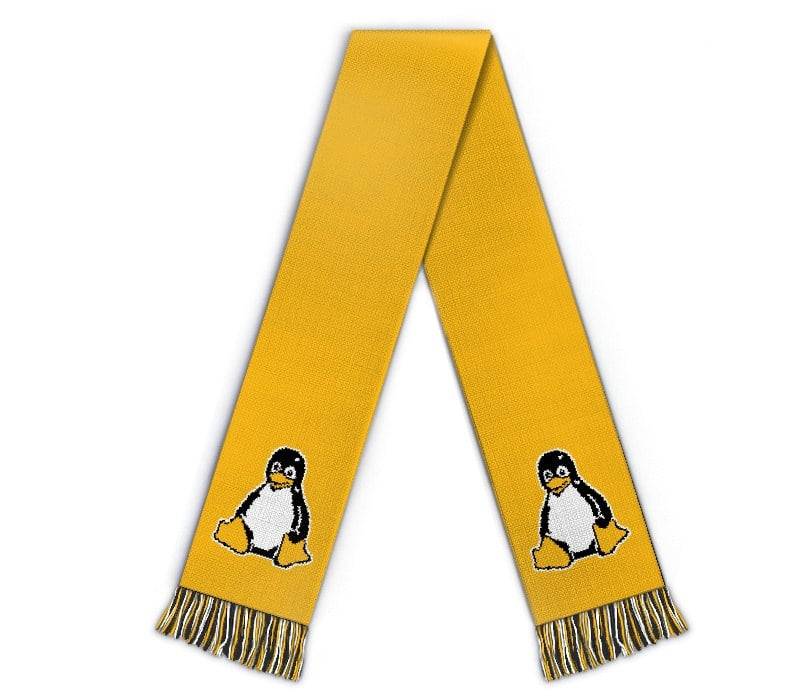 Fanschal Pinguin Tux von Wildemasche