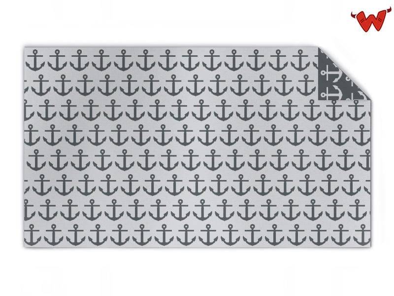 Kinder Strickdecke Anker von Wildemasche