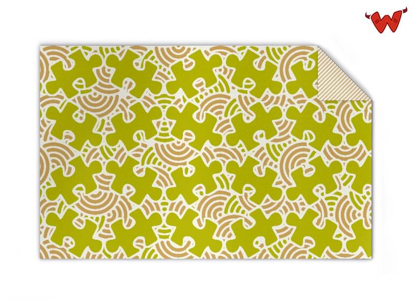 Kinder Strickdecke Puzzle Muster von Wildemasche