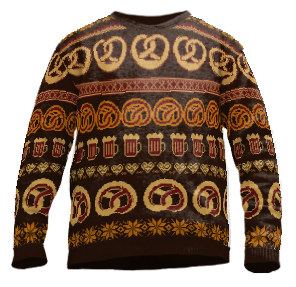 Pullover Brezel und Bier von Wildemasche