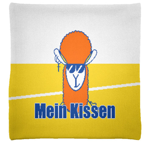 Strickbezug Mein Kissen von Wildemasche