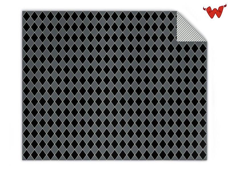 Strickdecke mit Rauten von Wildemasche