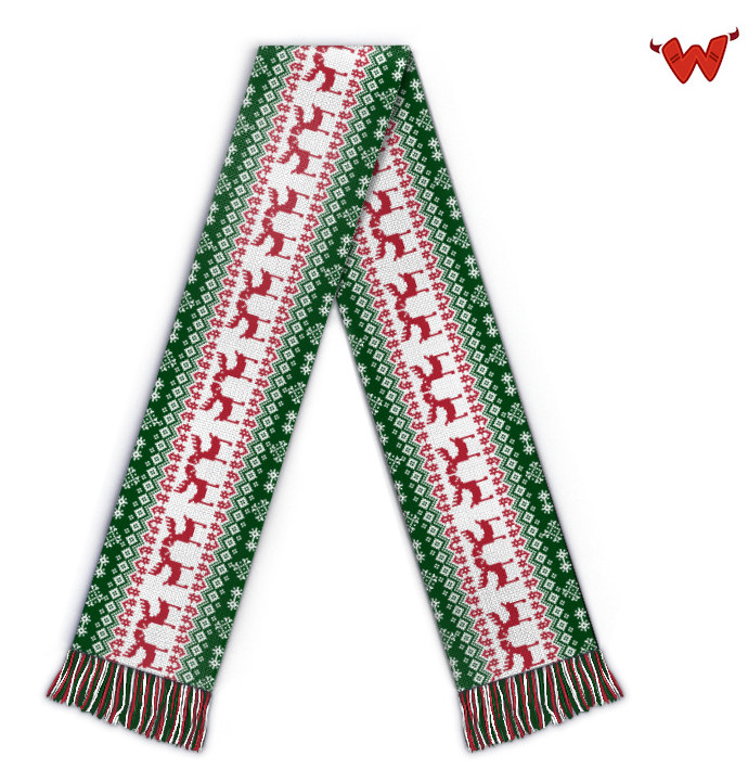 Weihnachts Fanschal von Wildemasche
