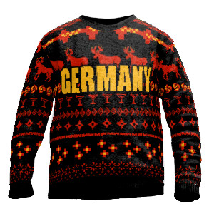 Weihnachtspullover Deutschland von Wildemasche