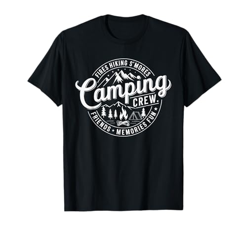 Camping Crew 2025 Matching for Family Camper Kid Girl Boy T-Shirt von Wilderness Crew Camping Crew Matching By GnineZa