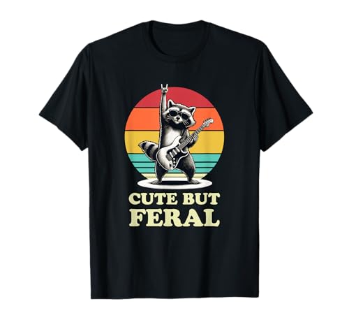 Süß, Aber wild. Lustige Waschbär Retro Rock Gitarre Kinder T-Shirt Süß, Aber wild. Lustige Waschbär Retro Rock Gitarre Kinder T-Shirt von Wildes Retro Raccoon -Bekleidung
