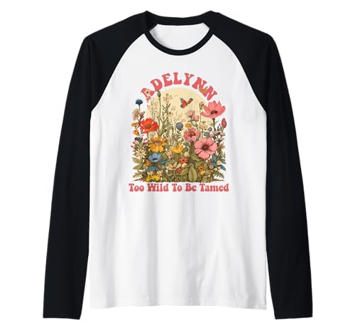 Adelynn Name Cute Retro Girls Wildflower Adelynn Name Raglan Adelynn Name Cute Retro Girls Wildflower Adelynn Name Raglan von Wildflower Gift For Women Gift For ADELYNN