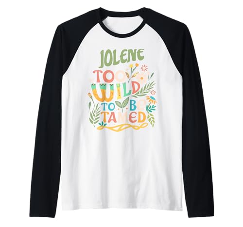 Jolene Name Cute Retro Girls Wildflower Jolene Name Raglan Jolene Name Cute Retro Girls Wildflower Jolene Name Raglan von Wildflower Gift For Women Gift For JOLENE