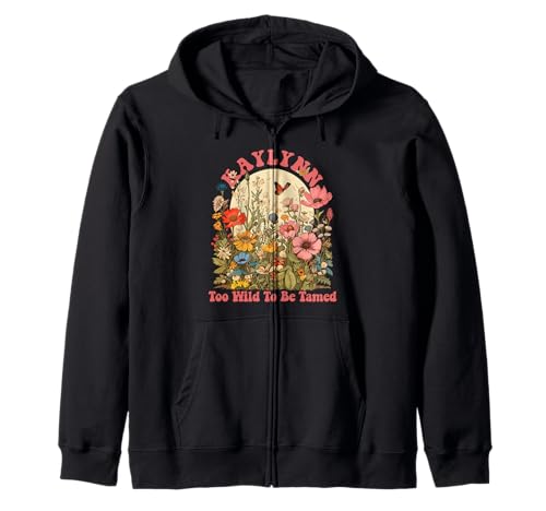 Kaylynn Name Cute Retro Girls Wildflower Kaylynn Name Kapuzenjacke von Wildflower Gift For Women Gift For KAYLYNN