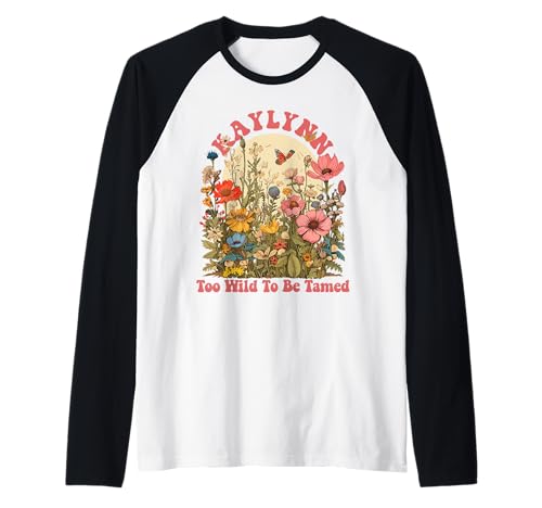 Kaylynn Name Cute Retro Girls Wildflower Kaylynn Name Raglan von Wildflower Gift For Women Gift For KAYLYNN