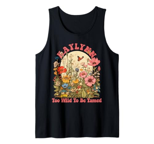 Kaylynn Name Cute Retro Girls Wildflower Kaylynn Name Tank Top von Wildflower Gift For Women Gift For KAYLYNN