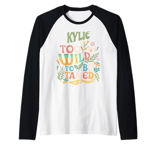 Kylie Name Cute Retro Girls Wildflower Kylie Name Raglan Kylie Name Cute Retro Girls Wildflower Kylie Name Raglan von Wildflower Gift For Women Gift For KYLIE