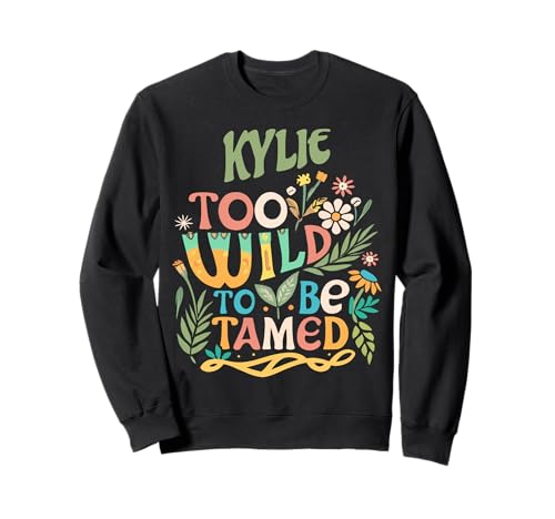 Kylie Name Cute Retro Girls Wildflower Kylie Name Sweatshirt Kylie Name Cute Retro Girls Wildflower Kylie Name Sweatshirt von Wildflower Gift For Women Gift For KYLIE