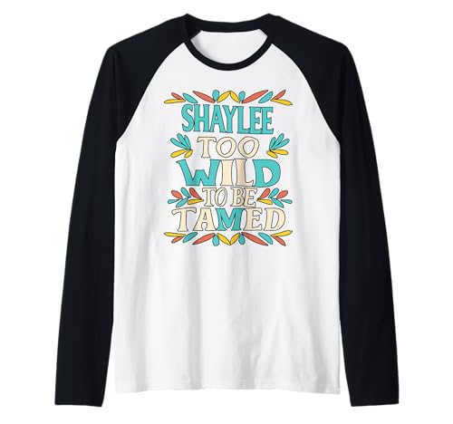 Shaylee Name Cute Retro Girls Wildflower Shaylee Name Raglan Shaylee Name Cute Retro Girls Wildflower Shaylee Name Raglan von Wildflower Gift For Women Gift For SHAYLEE