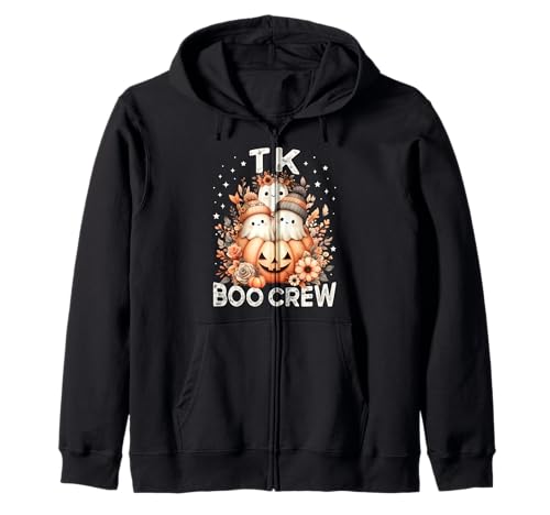 TK Boo Crew Lehrerin, für Kinder, Halloween-Motiv, Geisterkürbis Kapuzenjacke von Wildflower TK Teacher Team Fall Halloween Costume