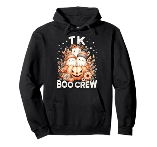 TK Boo Crew Lehrerin, für Kinder, Halloween-Motiv, Geisterkürbis Pullover Hoodie von Wildflower TK Teacher Team Fall Halloween Costume