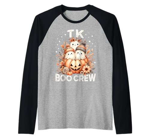 TK Boo Crew Lehrerin, für Kinder, Halloween-Motiv, Geisterkürbis Raglan TK Boo Crew Lehrerin, für Kinder, Halloween-Motiv, Geisterkürbis Raglan von Wildflower TK Teacher Team Fall Halloween Costume