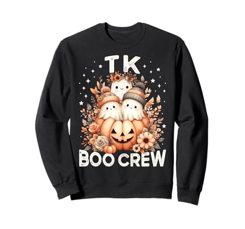 TK Boo Crew Lehrerin, für Kinder, Halloween-Motiv, Geisterkürbis Sweatshirt von Wildflower TK Teacher Team Fall Halloween Costume