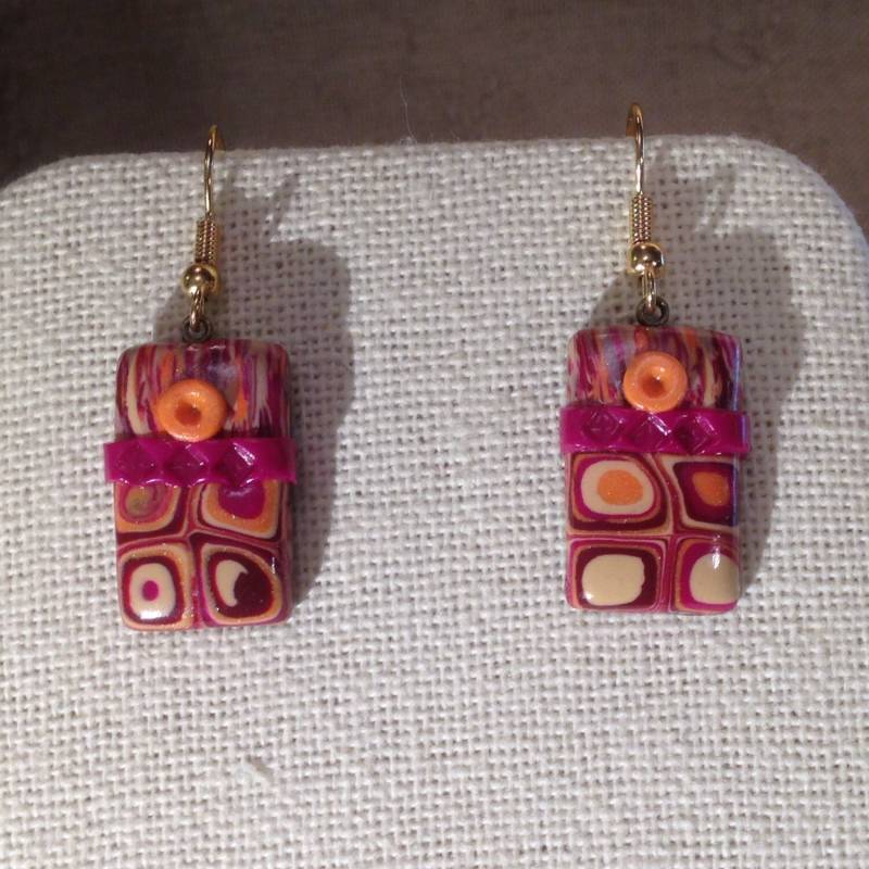 Polymer Clay Ohrringe Polymer Clay Ohrringe von WildflowerInkBoutiqk