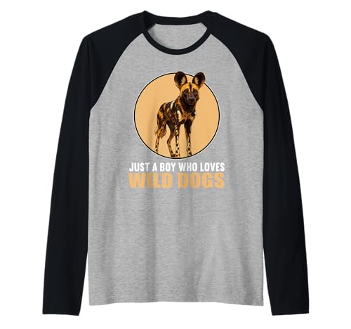 Herren Wildhunde Wildhund Raglan Herren Wildhunde Wildhund Raglan von Wildhunde Wildhund Tier Shop