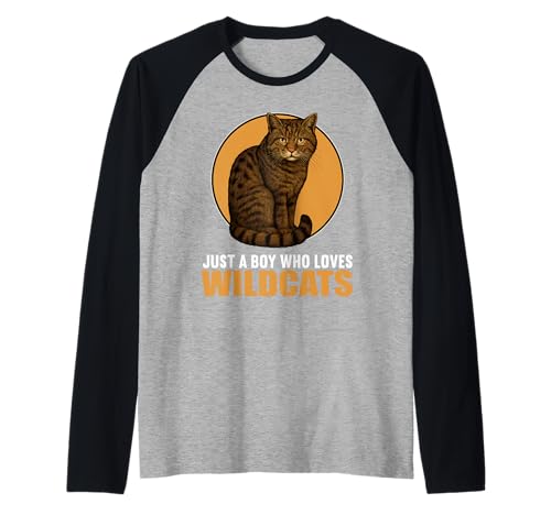 Herren Wildkatzen Wildkatze Raglan von Wildkatzen Wildkatze Tier Shop
