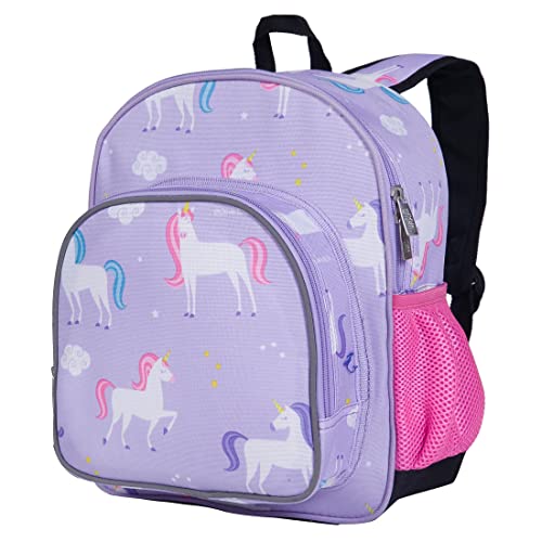 Wildkin Purple Unicorn Toddler Backpack Kinder-Rucksack, 30 cm, 2.5 liters, Violett (Purple) von Wildkin